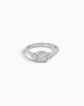 Anillo Eterna de Brillantes Certificado en Oro Blanco