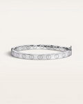 Brazalete Duna Rígido en Oro Blanco