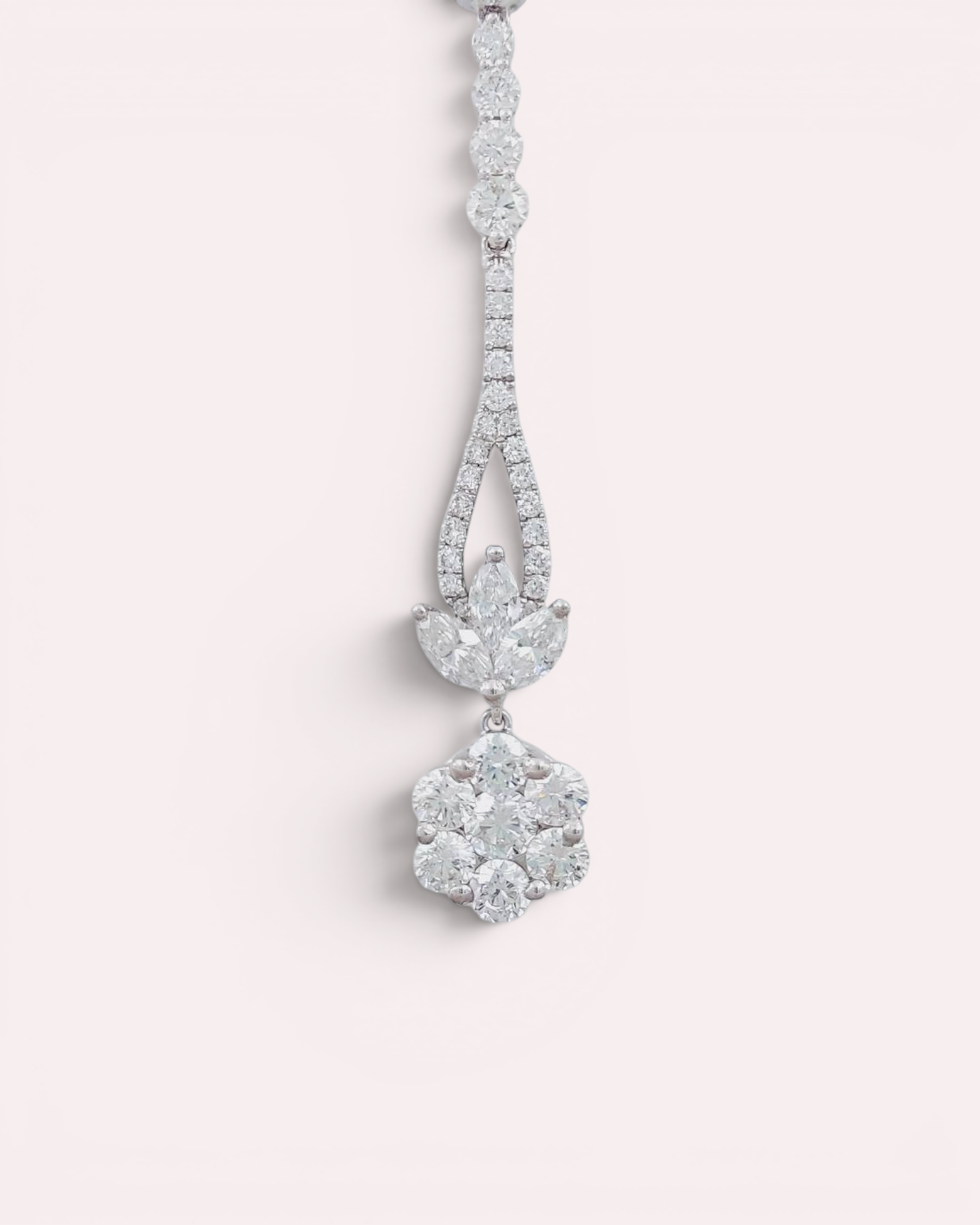 Gargantilla Aurora de Brillantes en Oro Blanco
