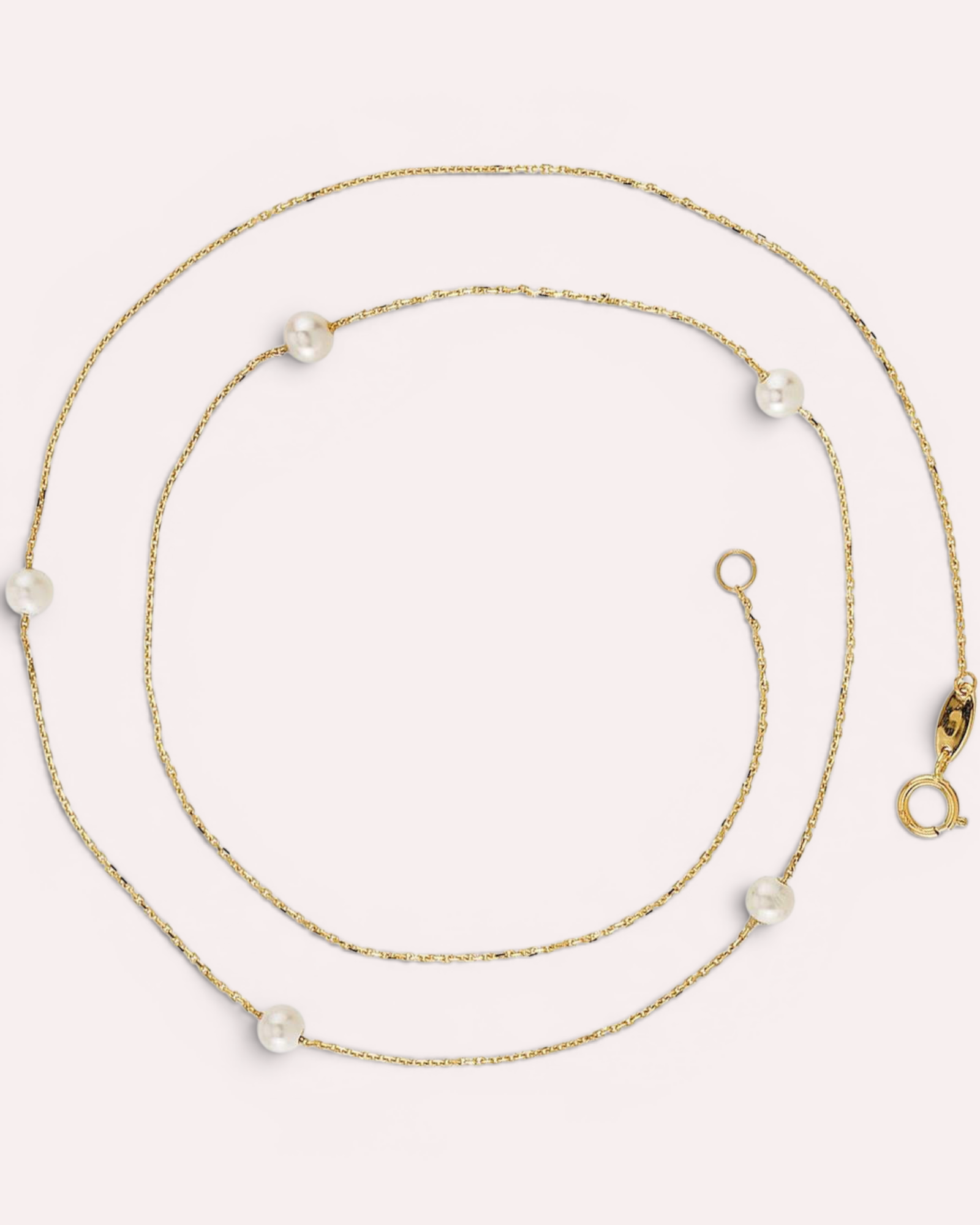 Collar de Perlas en Oro Amarillo