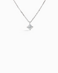 Colgante Niva Solitario de Diamante en Oro Blanco