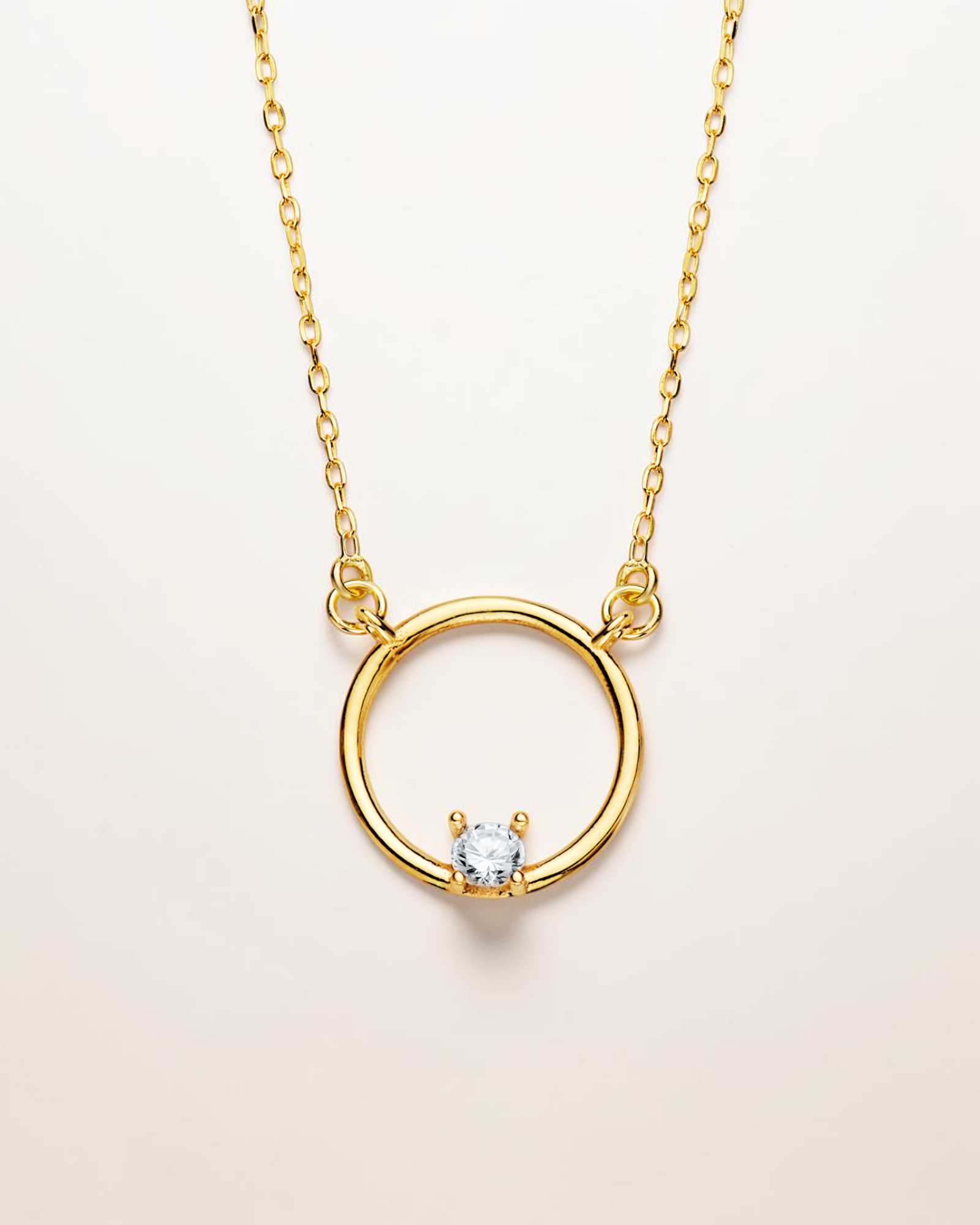 Gargantilla Dalia con Circonita en Oro Amarillo