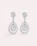 Pendientes Rocio de Brillantes en Oro Blanco