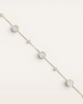 Pulsera Ondina de Nácar y Circonitas en Oro Amarillo