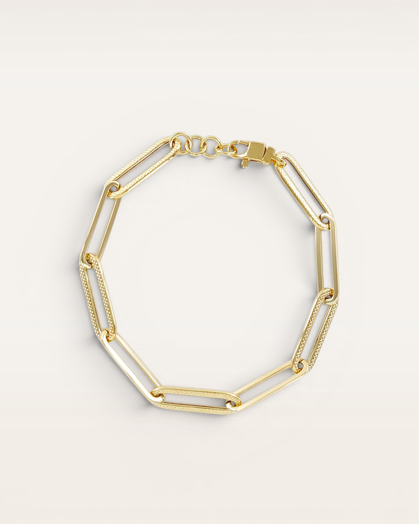 Pulsera Roma de Eslabones en Oro Amarillo