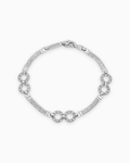 Pulsera Coral con Circonitas en Oro Blanco